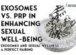 Exosomes vs. PRP in enhancing sexual well-being, Florida Center for Hormones and Wellness