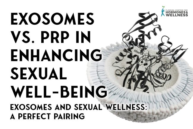 Exosomes vs. PRP in enhancing sexual well-being, Florida Center for Hormones and Wellness