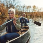 BHRT for Perimenopause | Your Expert Guide Woman rowing kayak