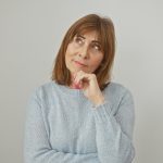 Woman worried about breasts