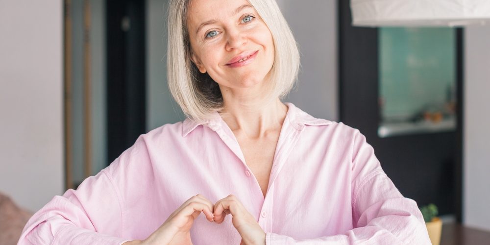 Woman with good heart health