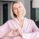 Woman with good heart health