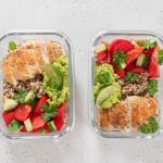 Do GLP-1s Ruin Metabolism? Chicken,Breast,,Quinoa,And,Vegetables,In,Lunch,Box.,Top,View.