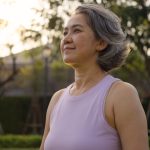 Asia,Adult,Aged,People,Middle,Age,Mindful,Happy,Old,Woman